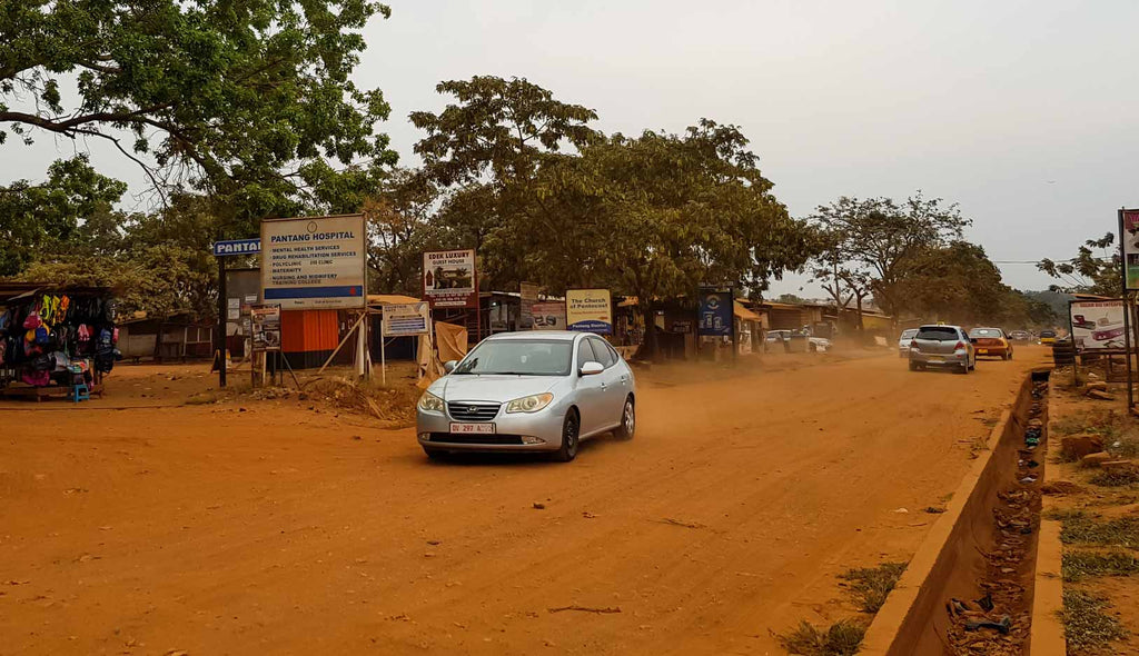 Air Pollution in Ghana | Dusty Road in Ghana